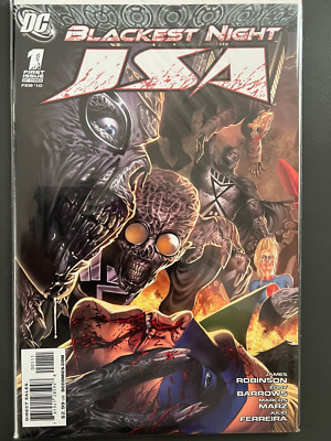 Blackest Night JSA 1-3 DC Comics 2009 Complete run 1 2 3
