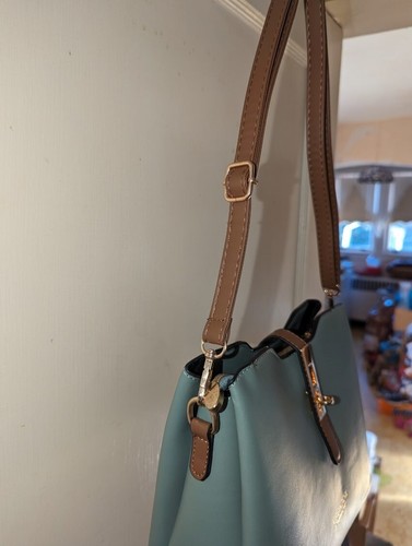 Bandolera de hombro Vesasan Gaohn Originlaiy Fom verde cuero sintético - Imagen 10 de 13