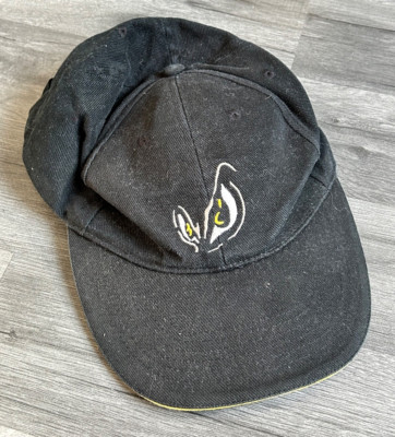 Vintage 90s Super Rare No Fear x Street Fighter Black Cap Hat Embroidered Game