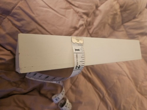 Wooden art White and Gold 10inches all around with 1 3/4 inches on outside borde - Picture 8 of 9