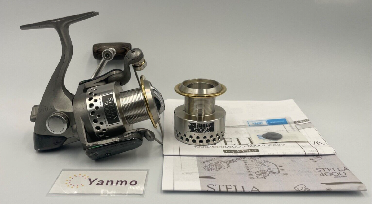 Shimano 95 Stella 5000 Spinning Fishing Reel W/Spare Spool Shimano 95 Stella 5000 Spinning Fishing Reel W/Spare Spool