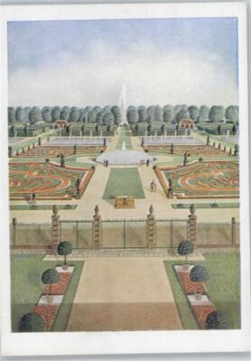 11006420 - 3000 Herrenhausen Large Garden Drawing Heinz Wanders
