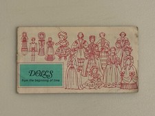 Horsman Dolls Small Booklet  Dolls from the Beginning of Time  Doll History 1974
