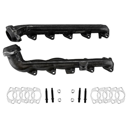 2x Exhaust Manifolds for 00-19 2012 Ford F250SD F350SD F450SD F550SD 6.8L V10 - Picture 1 of 5