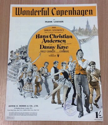Vintage Noten - Wonderful Copenhagen By Frank Loesser