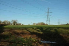 Photo 12x8 Field and pylons near Barkingdon Manor Landscove The field is s c2020