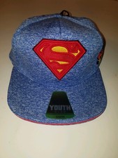 Superman BOYS Youth OSFM Snapback HAT Cap new