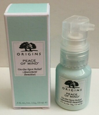 NIB Origins PEACE OF MIND On The Spot Relief .5 oz./15 ml