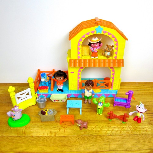 LOT- Dora The Explorer Sets! 60 Pieces! Nursery Stable Greenhouse + Many Extras! - Picture 4 of 12