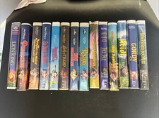 Walt Disney Masterpiece Diamond Collection VHS Tapes - Lot Of 14 - Classics 