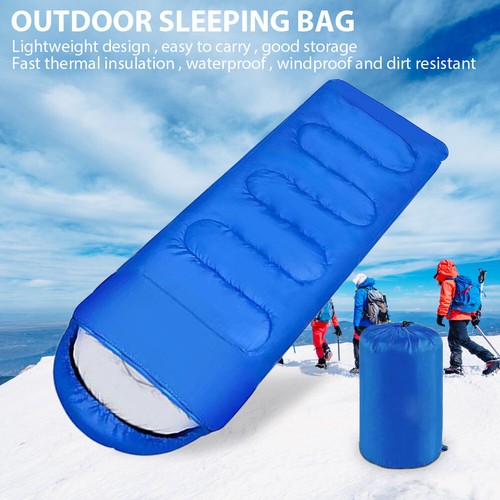 Schlafsack Winter Mumienschlafsack Campingschlafsack Feldbett Outdoor Camping DE - Bild 11 von 21