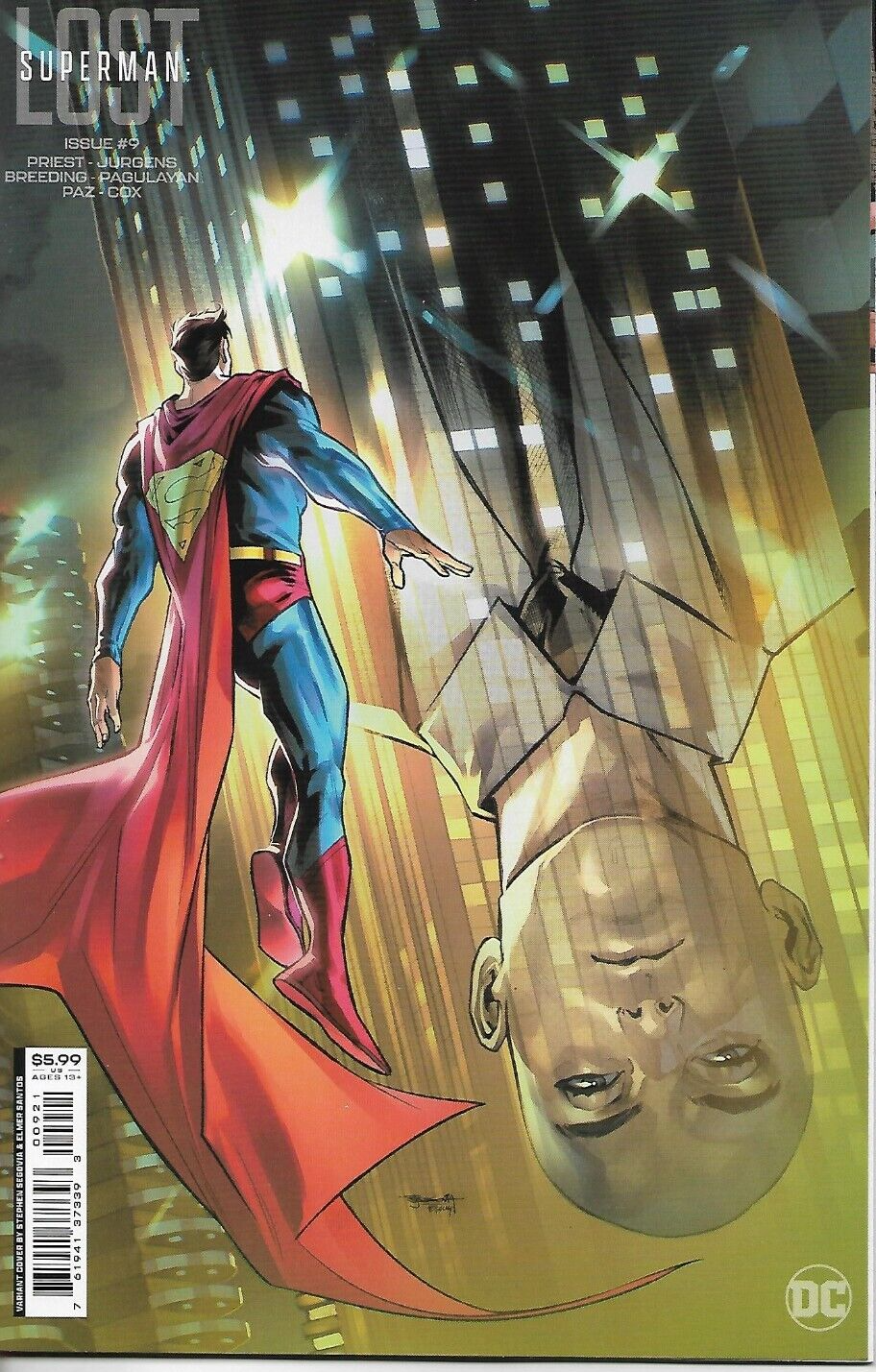 SUPERMAN LOST (2023) #9 STEPHEN SEGOVIA Variant - Back Issue (S)