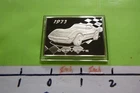 1.2 OZ 1973 CORVETTE COUPE CHEVY GM LICENSED SILVER BAR RARE SHARP 4C1G