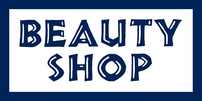Beauty shop made in the USA High Quality Metal Magnet 3 x 6 Fridge 9100