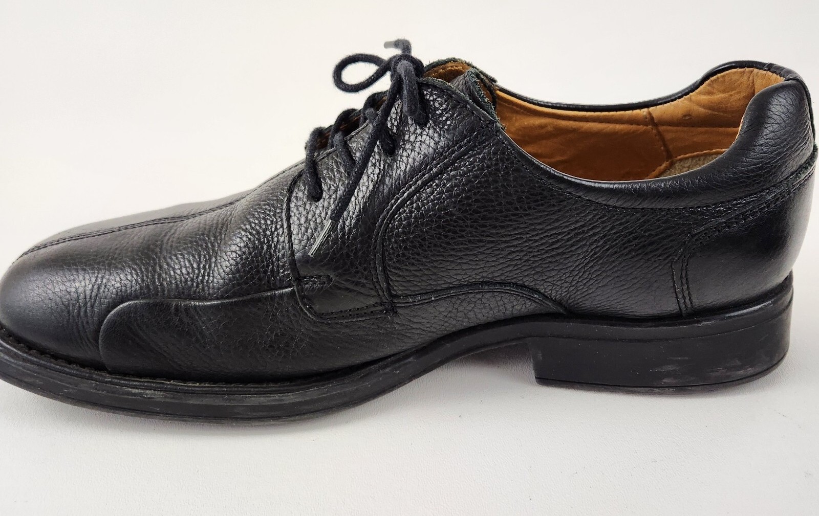 SAOLA Scarpe eleganti Studio Belvedere Bay Bridge da uomo taglia US 9 5 M in pelle nera