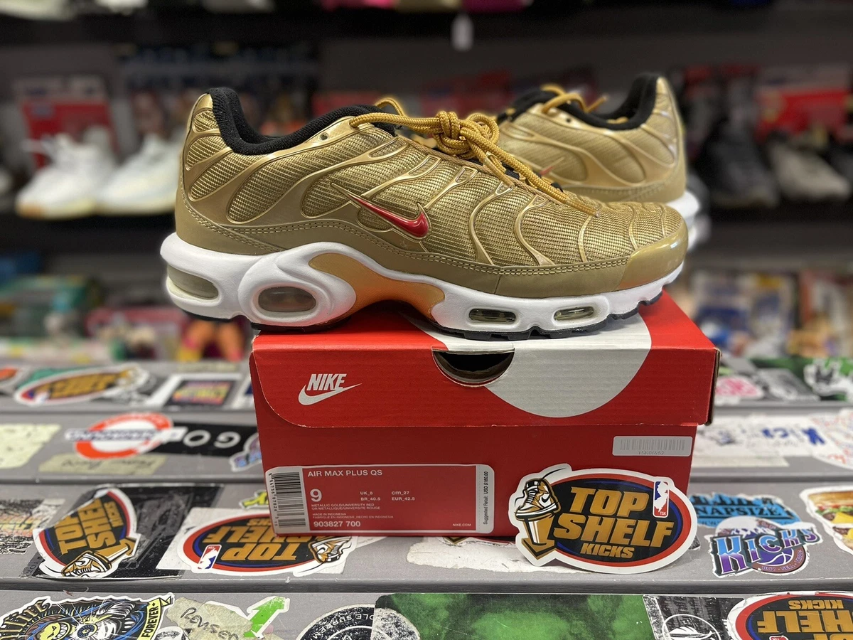 Air max 9 metallic gold sale