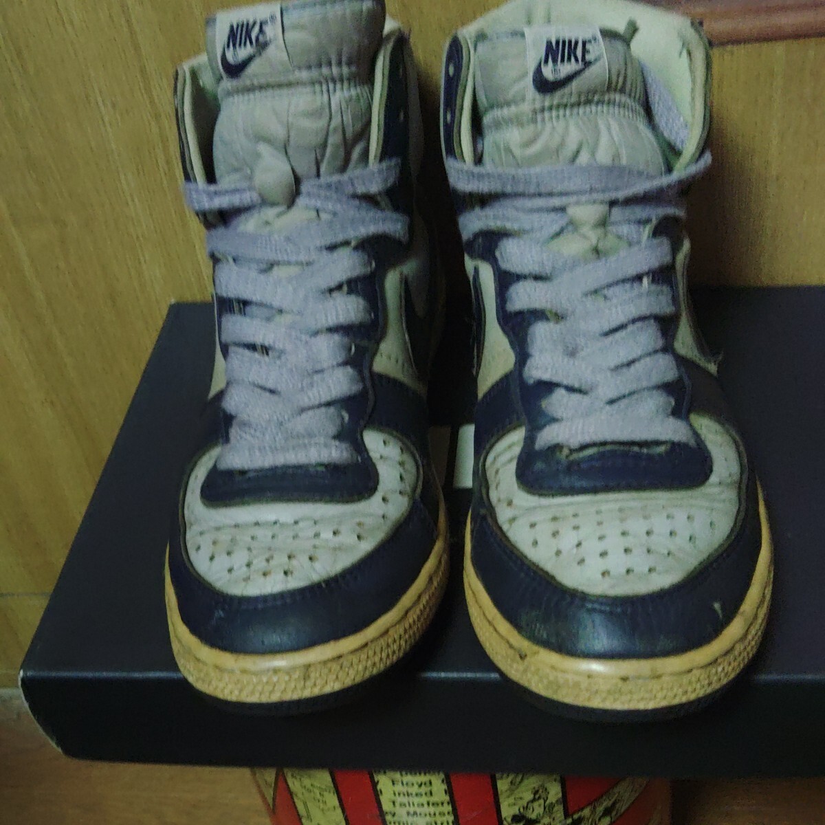 Nike Terminator High Original US9 Gray x Navy 1985 Vintage Nike Terminator High Original US9 Gray x Navy 1985 Vintage