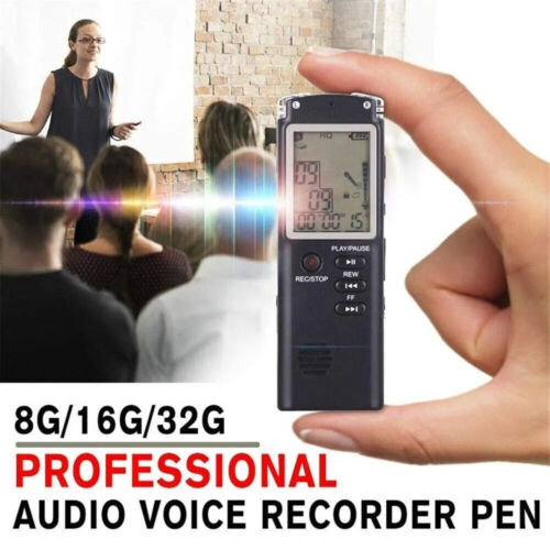 MAX 32G Voice Activated Mini Digital Sound Audio Recorder Dictaphone MP3 Player - Picture 2 of 16