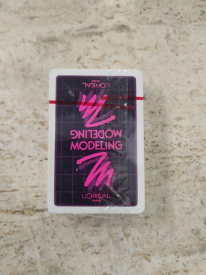 L'Oréal Paris Modelling Dal Negro Treviso Sponsor Playing Cards Made In Italy