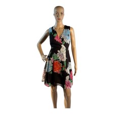 KIRNA ZABETE AT TARGET Women’s Size 2 Black Multicolor Floral Sleeveless Dress
