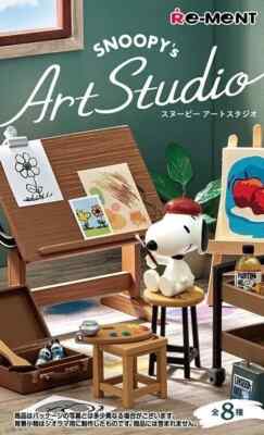 リーメント PEANUTS スヌーピーアートスタジオ 1BOX Re-Ment PEANUTS SNOOPY's Art Studio Miniature Figure Complete Set
