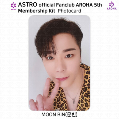 ASTRO AROHA 5期キット　アストロ　fc グッズ　ウェルカムキット ASTRO 5th Official Fanclub AROHA Membership Kit Photocard