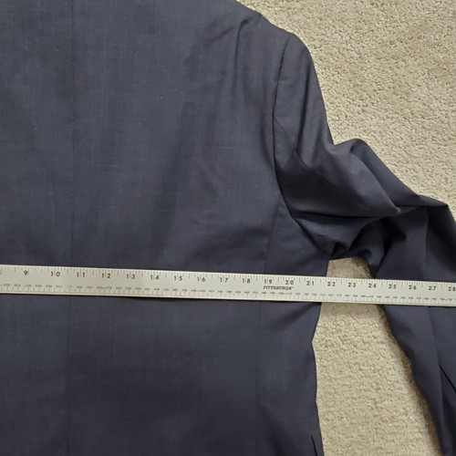 Banana Republic Blazer Jacket Men's 44R Blue Lined Notch Lapel Single Breasted - Picture 11 of 14