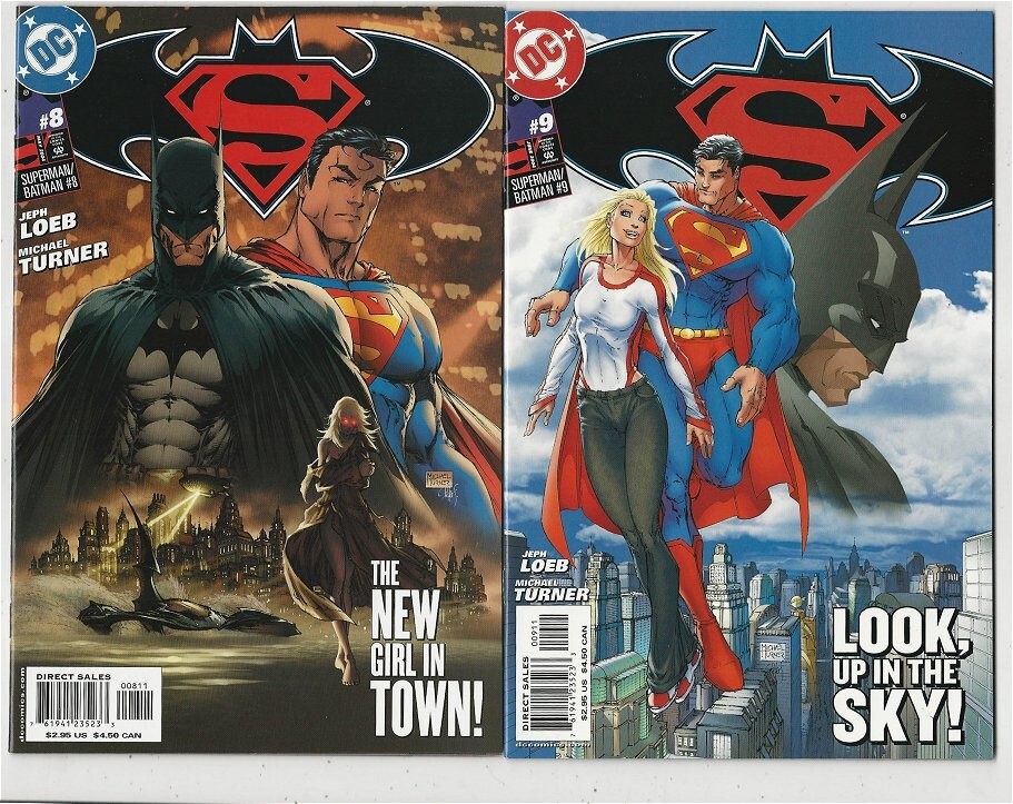 2004 DC - Superman / Batman #'s 8 & 9 1st Kara-Zor-el - High Grade