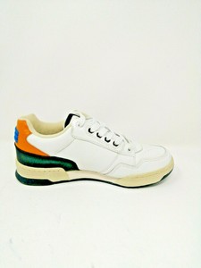 SNEAKERS UOMO SERGIO TACCHINI scarpe da ginnastica in pelle bianca 822900 blu | eBay