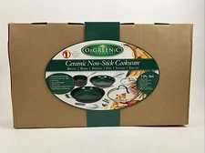 Orgreenic  Kitchenware Ceramic Nonstick Cookware 7 Pc Set New