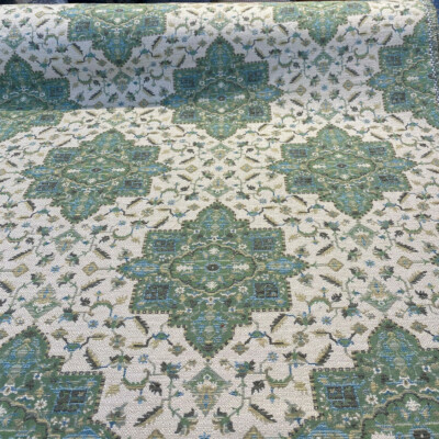 Upholstery Wesley Key Lime Damask Chenille Fabric By The Yard 