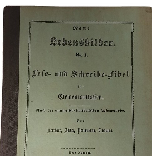 Antique German Reading And Writing Primers For Elementary Fields Life Pictures - Picture 7 of 7