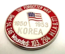 Korean War Lapel Pin Hat Tie Tack ROK DPRK 38th parallel UNC