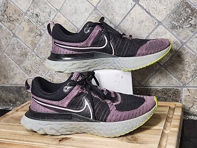 Nike React Infinity Run Flyknit 2 Womens Size 11 Running Shoes Violet CT2423-500