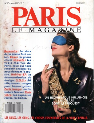 PARIS das Magazin Nr. 17. März 1987 - Boxen, Bücher, Architektur, Ausstellungen...