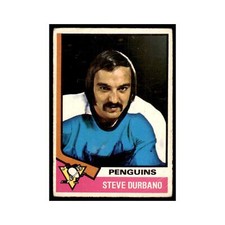 1974 O-Pee-Chee (damaged) Steve Durbano Pittsburgh Penguins #106