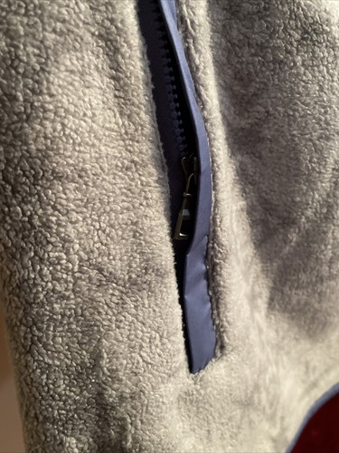 PETER MILLAR CROWN New Men’s Full ZIP Fleece Sleeveless Gray Vest/Jacket Size L - Picture 5 of 14
