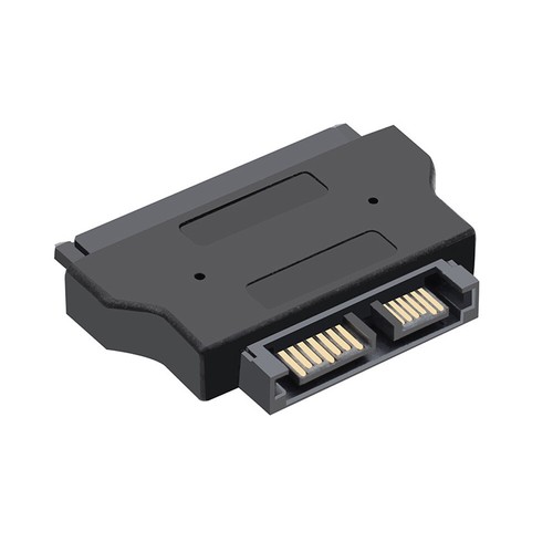22pin Female 2.5 inch SSD to 13pin Male SATA Converter Slim ODD Power 7pin Data - Picture 2 of 6