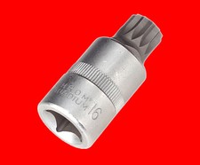 M14 x L-55mm Vielzahn 12-Kant Stecknuss / Spline Steckschlüssel für 1/2" Ratsche