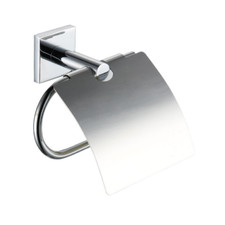 Porte-rouleau de papier toilette DianHydro Giona en métal chromé murale