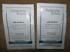 NEW CHRISTOPHE ROBIN Detangling Gelee w/ Sea Minerals Scalp Treatment 0.41 oz.X2