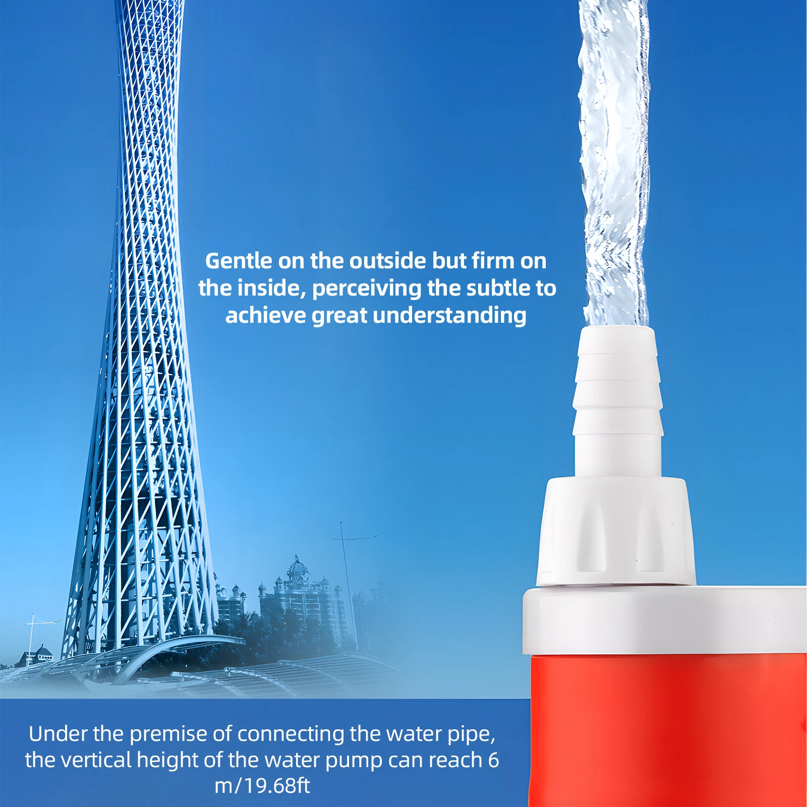 DC12V 20W Submersible Pump - High Lift 20FT Fountain Pump with 5FT C5Z1 - Picture 5 of 11