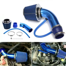 3" Car Cold Air Intake Filter Induction Kit Pipe Aluminum Power Flow Hose System