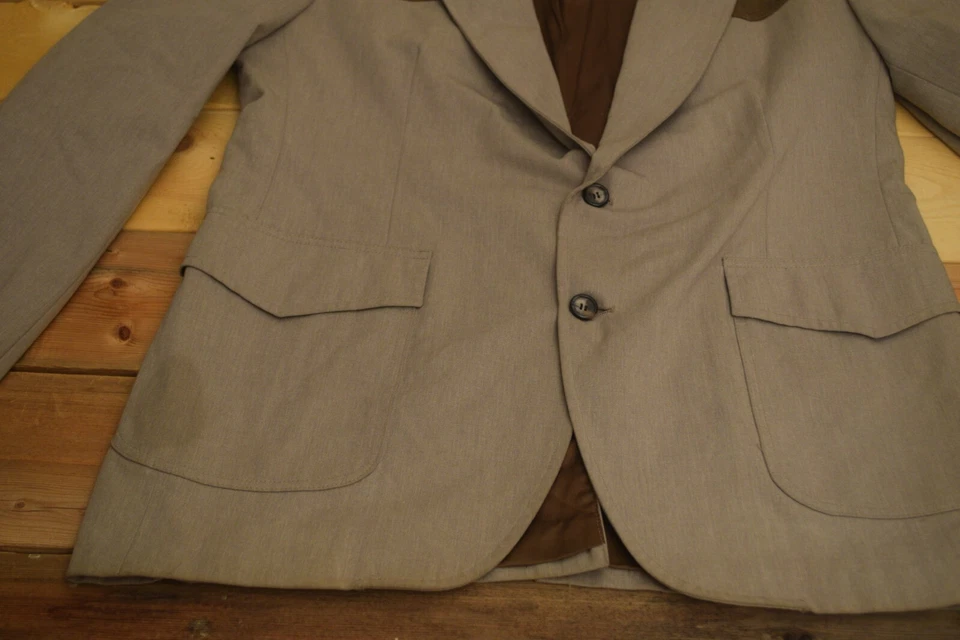 Chaqueta Blazer De Colección Años 70 Pluma West Pendleton Talla 42 L Tostada Pana Gamuza Codera Foto 2 de 4