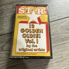 12 GOLDEN OLDIES By The Original Artists CASSETTE Tape VOLUME 1