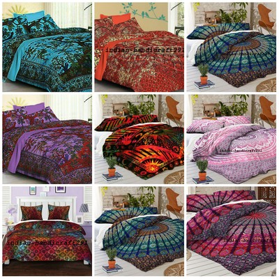 Bettwäsche Set Bettdecke Doona Bettbezug Tree Of Life Bed Mandala Hippie Gypsy