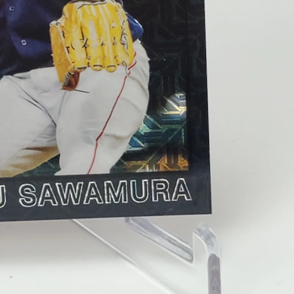 Hirokazu Sawamura 2021 Topps Update 1986 Mojo Chrome Refractor RC #86C-46 76/199 - Image 3 of 4