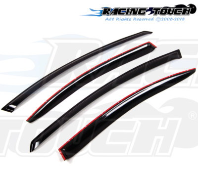 For Chrysler 300M 99-04 Dark Grey Out-Channel Window Visor Sun Guard 4pcs