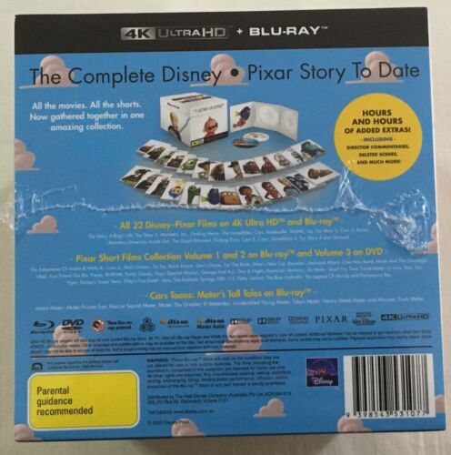 Disney Pixar Ultimate Collection 4K - DigiPack 48-Disc Set Blu-Ray | New | Rare - Picture 3 of 4