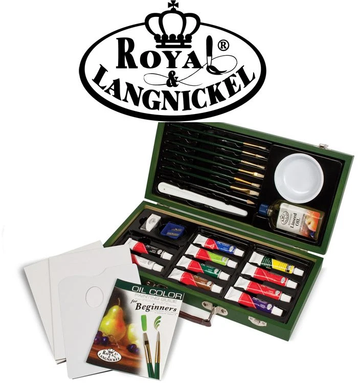 Künstler Ölfarbe Box Set Farben Werkzeuge Bürsten & Anfänger Führung Buch - Bild 4 von 4